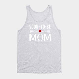 Soon To Be Mom Mother's Day Calligraphy Quote Tank Top